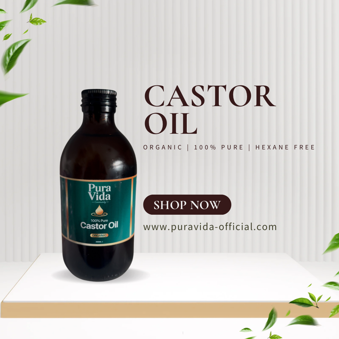 Organic Cold Pressed Castor Oil 300ml